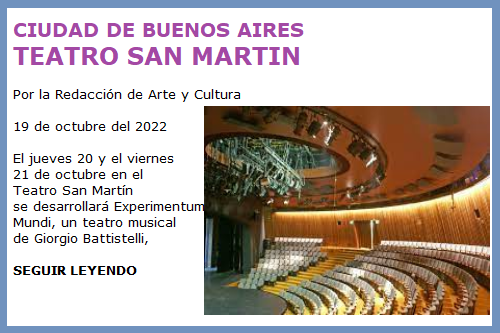 TEATRO SAN MARTIN